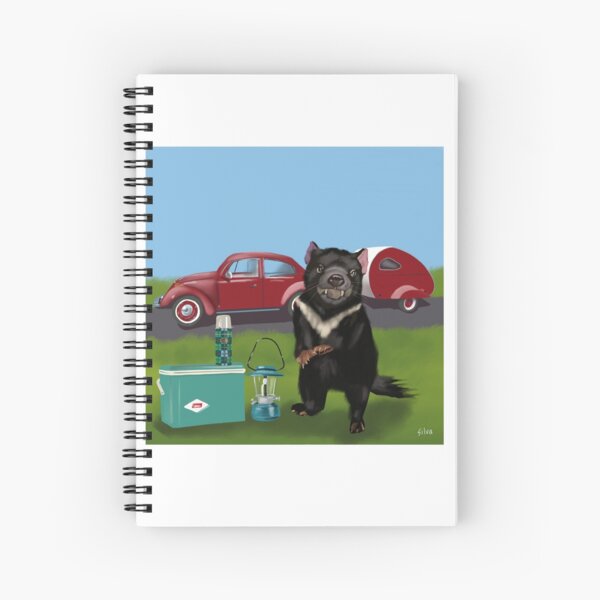 Terry the Tasmanian Devil Spiral Notebook