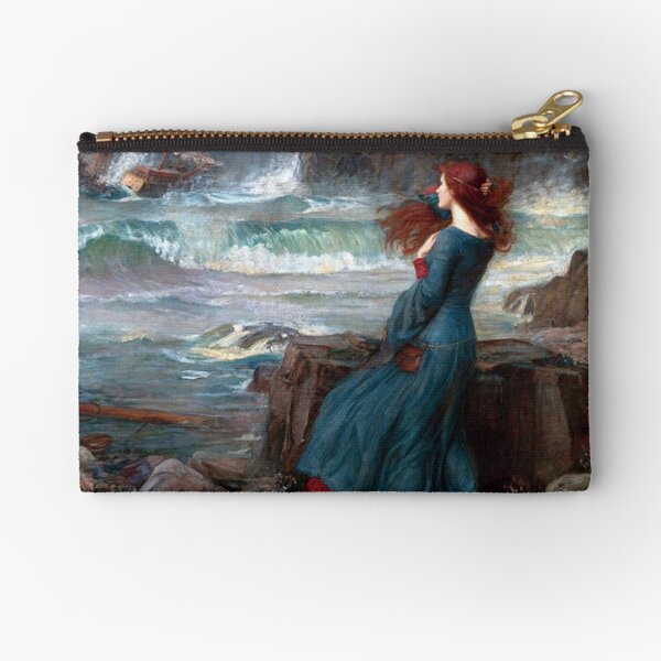Miranda The Tempest John William Waterhouse Zipper Pouch