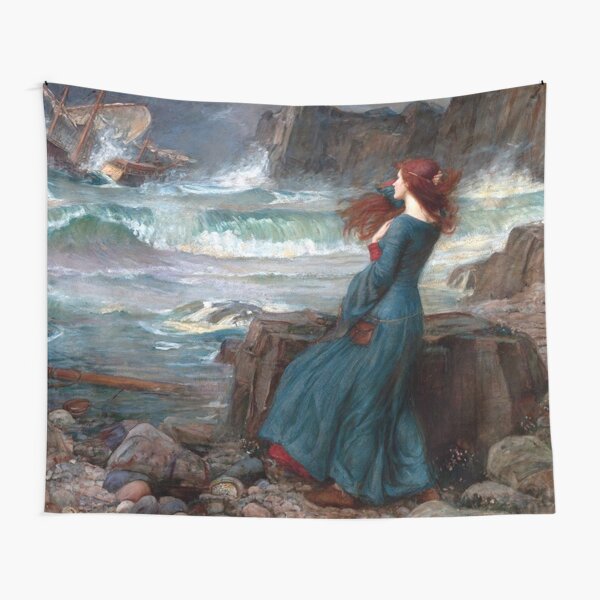 Miranda The Tempest John William Waterhouse Tapestry