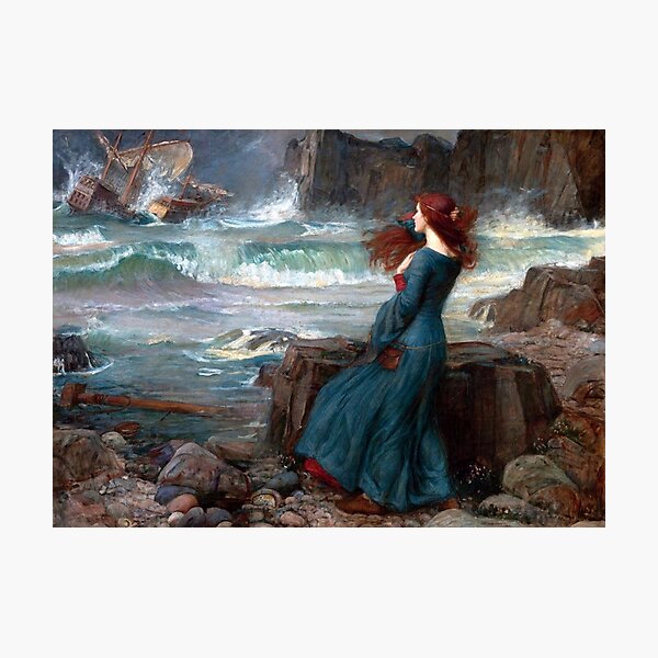 Miranda The Tempest John William Waterhouse Photographic Print