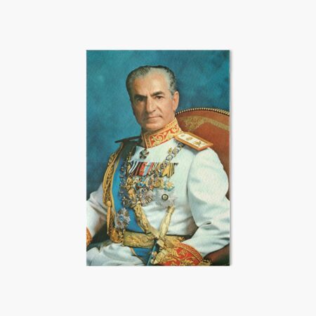 Artikel-Vorschau von Mohammad Reza Schah von Iran, designt und verkauft von Nostalgic Art.