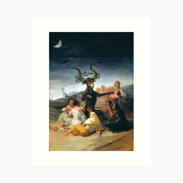 The Sabbath Of Witches Francisco Goya Art Print