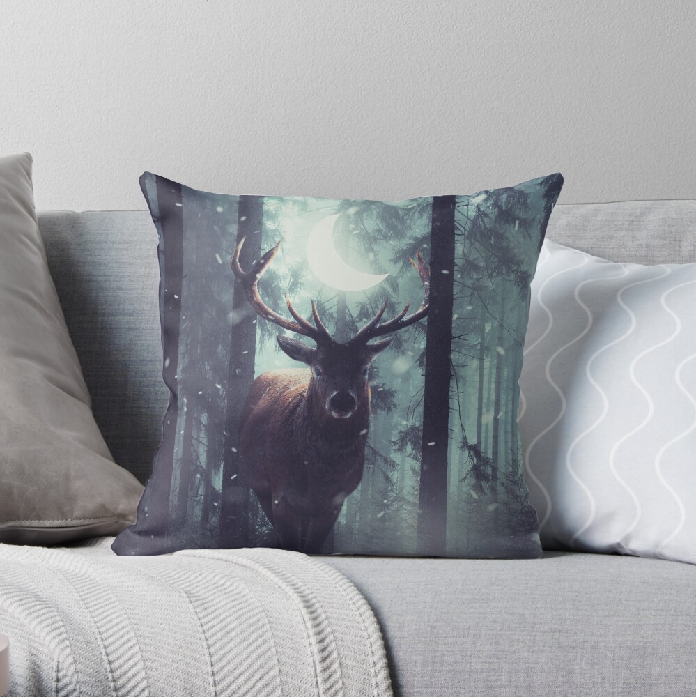 Forest Dweller Throw Pillow
