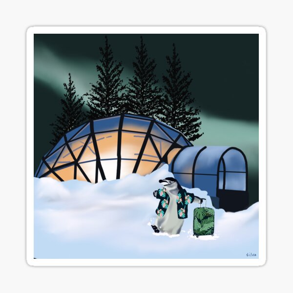 Parker the Penguin Sticker