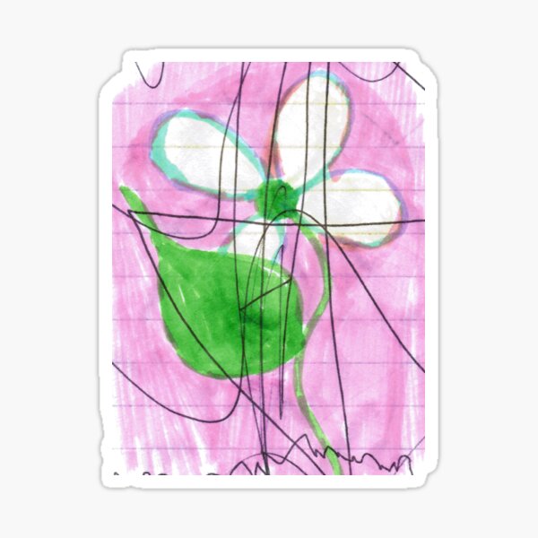 #leaf #flower #abstract #nature design art pattern decoration Sticker