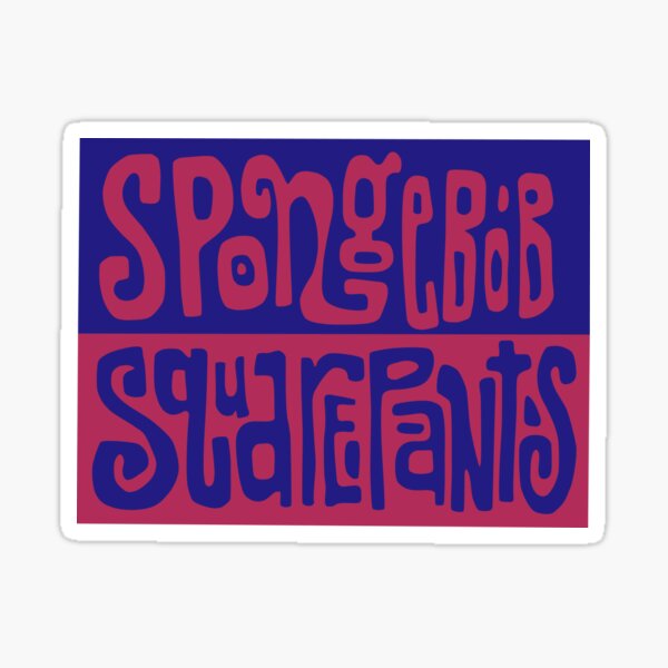 Vista previa del artículo con la obra «Spongebob Squarepants Purple / Red», diseñado y vendido por HippieDesigns.