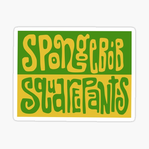 Vista previa del artículo con la obra «Spongebob Squarepants Verde / Amarillo», diseñado y vendido por HippieDesigns.