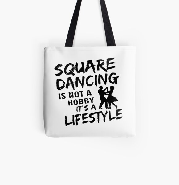 Lifestyle BLK All Over Print Tote Bag