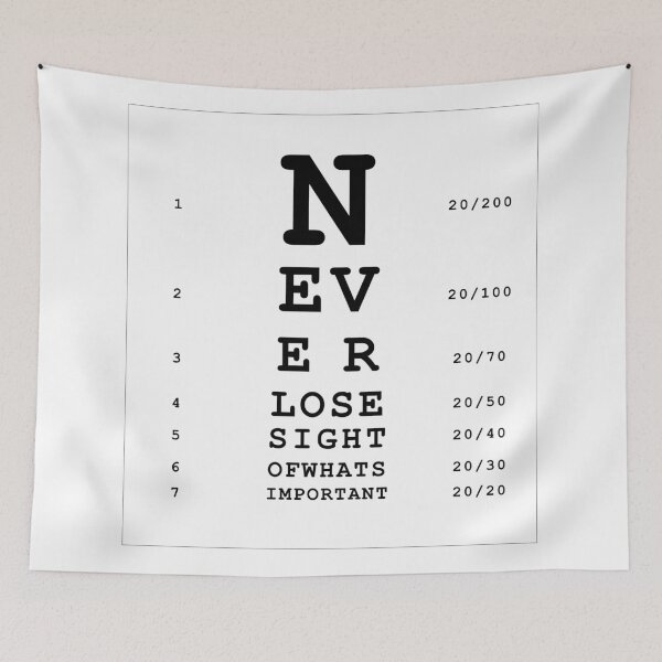 Item preview, Never Lose Sight of What's Important designed and sold by sarahbarnes18.