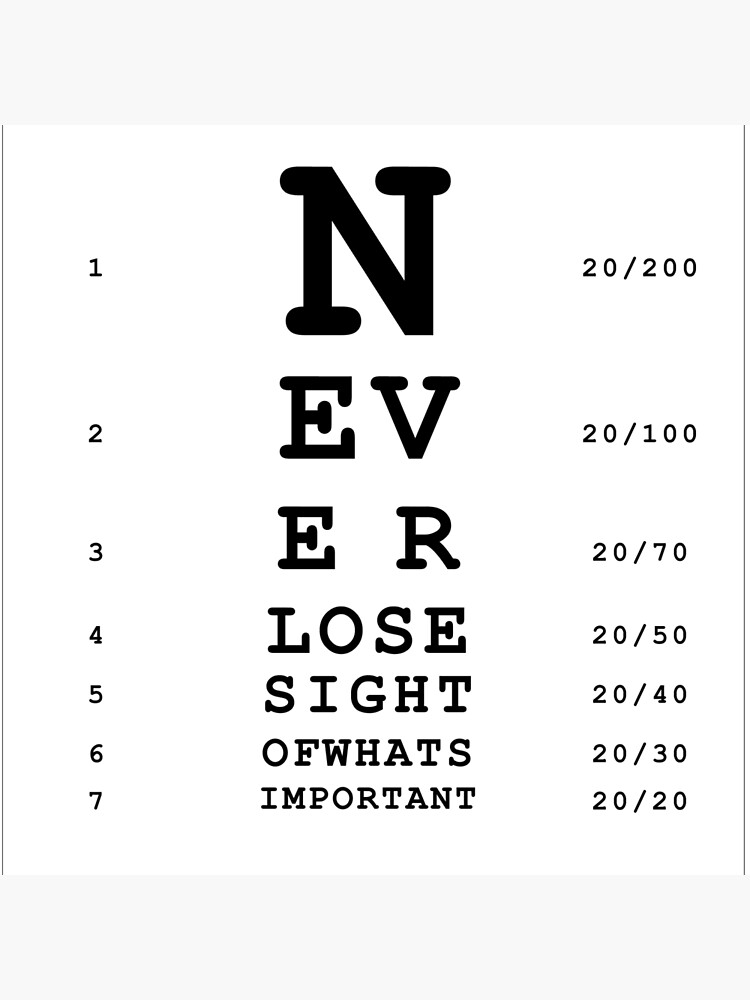 Printable Eye Charts: Tests for Home Vision Checks