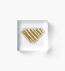 Resist SuperEmpowered (Gold) Acrylic Block