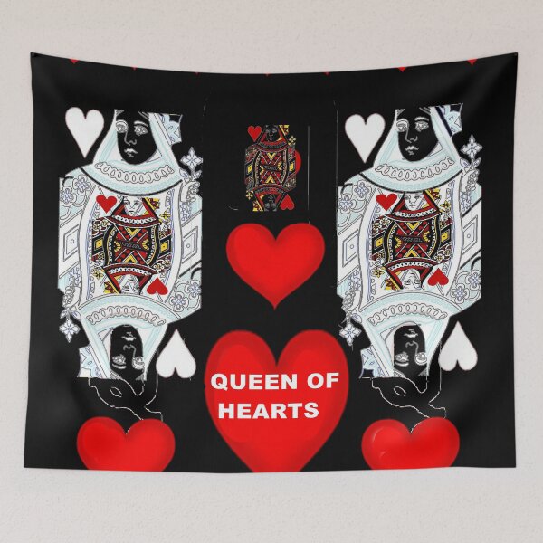 Item preview, BLACK QUEEN OF HEARTS FROM REDBUBBLE BY SHARLES ART. designed and sold by sharlesart.