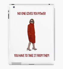 Nancy Pelosi Power iPad Case/Skin