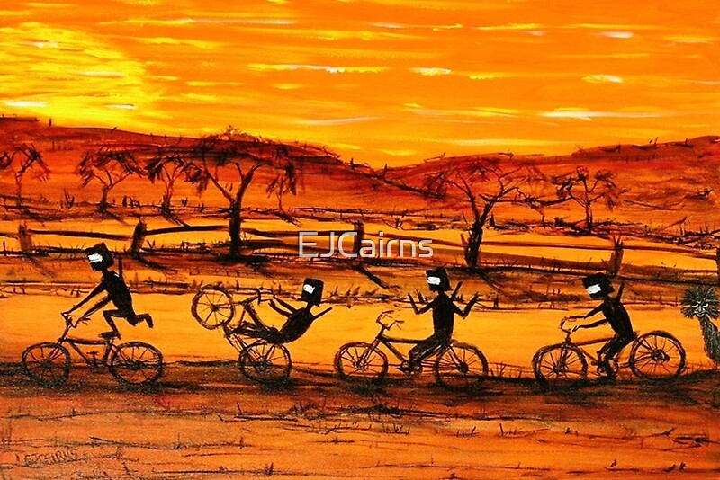 ""Ned Kelly Gang Easy Riders" Original Australian Acrylic ...