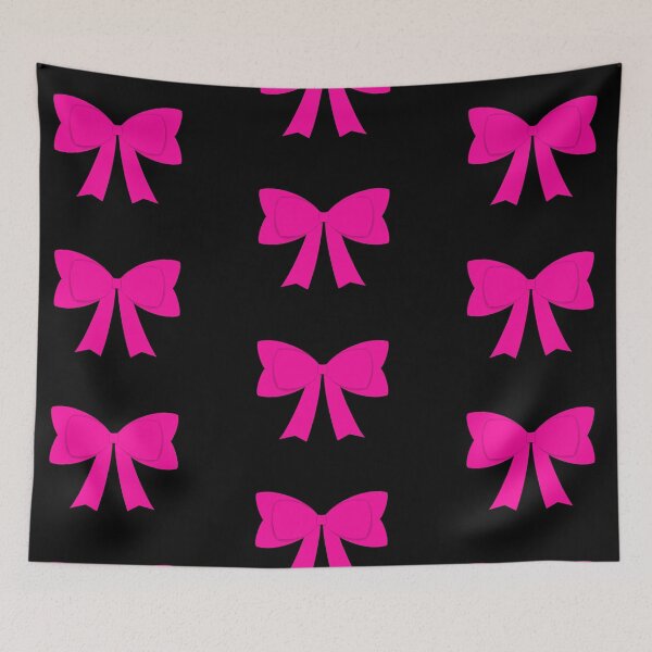Item preview, Pink bows on black designed and sold by tothemoons.