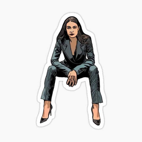 Alexandria Ocasio Cortez Killing it Sticker