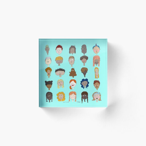 Different People Acrylic Block