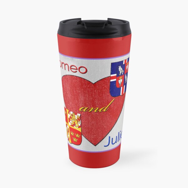 Romeo and Juliet Logo Travel Mug