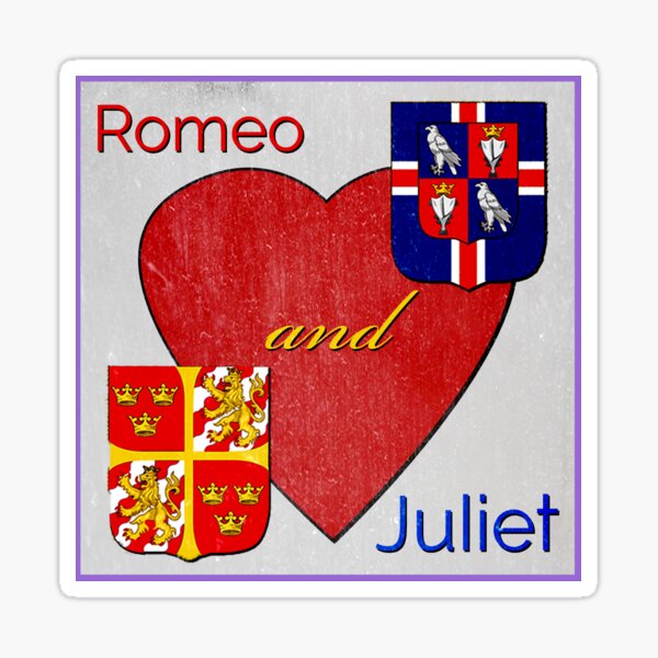 Romeo and Juliet Logo Sticker