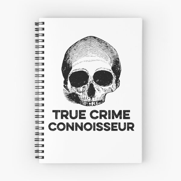 Item preview, True Crime Connoisseur murder serial killer skull t-shirt designed and sold by e2productions.