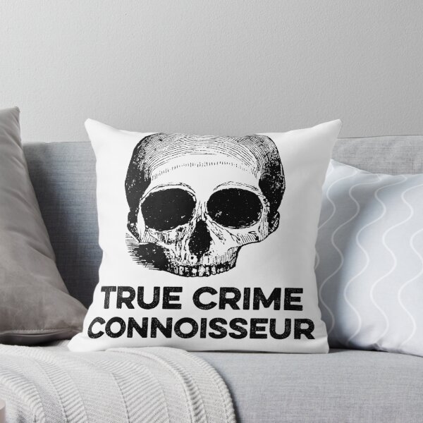 Item preview, True Crime Connoisseur murder serial killer skull t-shirt designed and sold by e2productions.