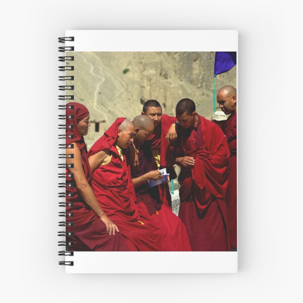 Item preview, Monks outside the Lamayuru monsatery designed and sold by Ritu Lahiri.