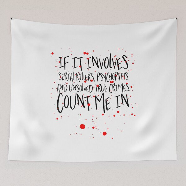 Item preview, Serial killers, psychopaths & unsolved true crimes t-shirt designed and sold by e2productions.