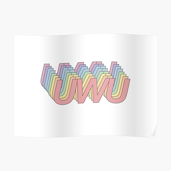 Uwu Xd Posters Redbubble