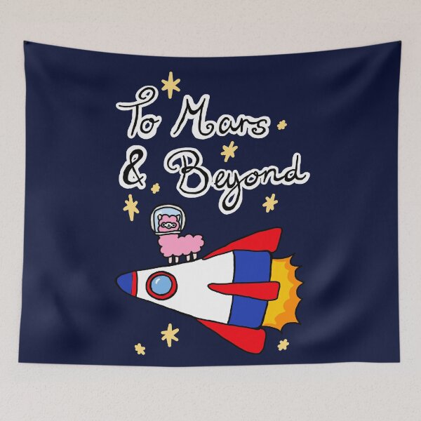 Item preview, To Mars And Beyond Llama designed and sold by BundaBear.
