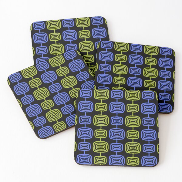 Item preview, Mid Century Modern Atomic Rings Pattern 452 designed and sold by tonymagnerart.