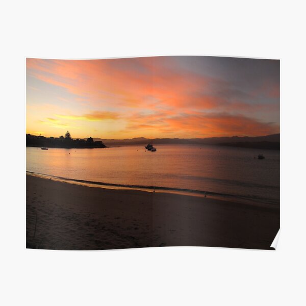 "Sunset at Opossum Bay" Poster for Sale by Katrina1962 Redbubble
