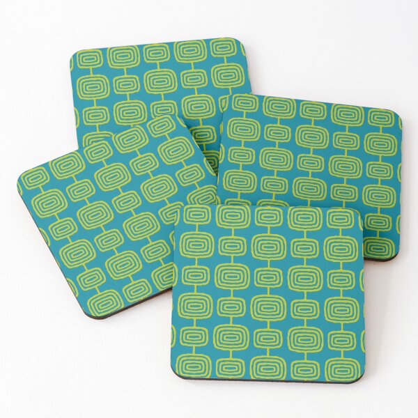 Item preview, Mid Century Modern Atomic Rings Pattern 453 designed and sold by tonymagnerart.