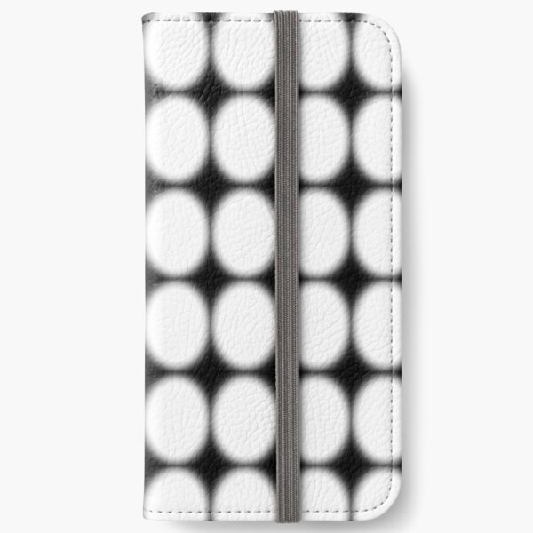 #abstract, #pattern, #design, #illusion, #art, #bright, #square, #shape iPhone Wallet