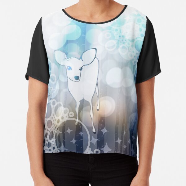 Big Glitter Sparkle Sink Chiffon Top
