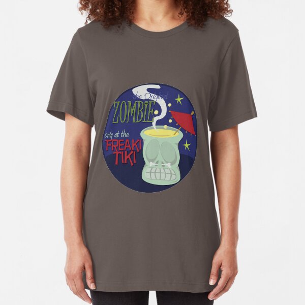 Zombie Mug Slim Fit T-Shirt