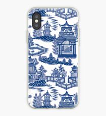 Ming China - Blue And White Chinoiserie iPhone Case