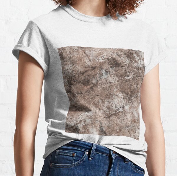 #marble, #abstract, #pattern, #rough, #granite, #dirty, #old, #cement Classic T-Shirt