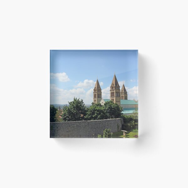 Aperçu de l'œuvre Paysage urbain de la cathédrale de Pecs créée et vendue par goceris.