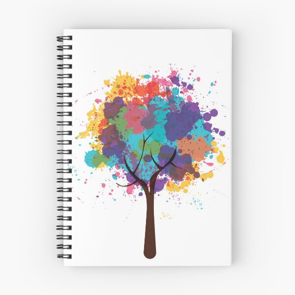 Item preview, Watercolor Colorful Branches Abstract Tree designed and sold by SchoomDesigns.