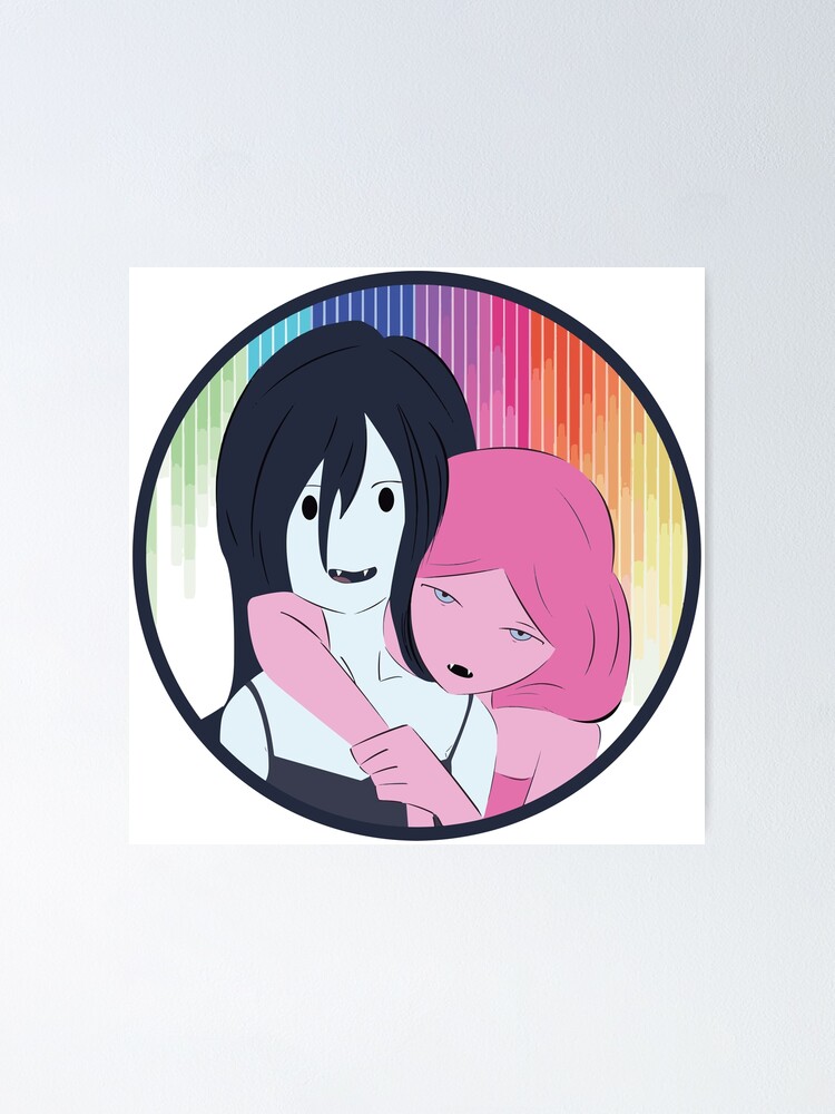 Princess Bubblegum And Marceline The Vampire Queen Poster By