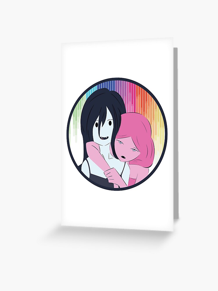 Princess Bubblegum And Marceline The Vampire Queen Greeting Card