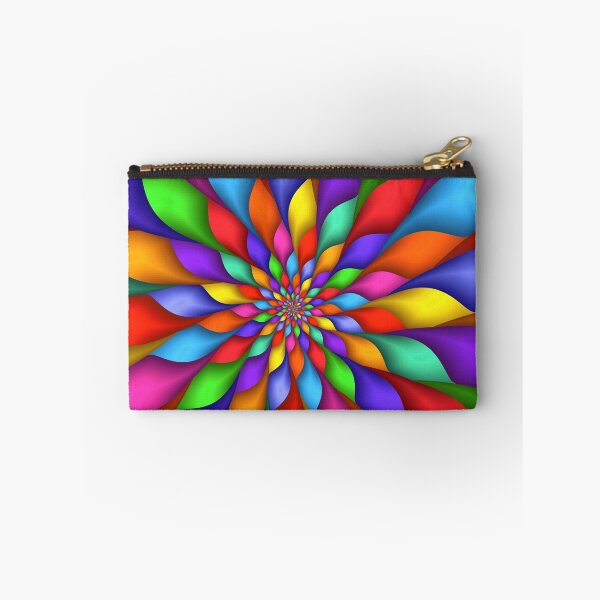 Item preview, Rainbow Spiral Petals Flower designed and sold by Kitty Bitty.