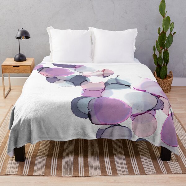 Item preview, Pop Pop - Purple & Pink - Alcohol Ink Abstract Artwork designed and sold by CollisandCook.