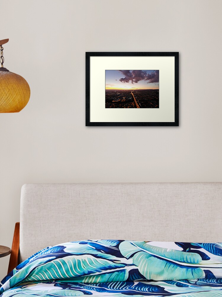 Thumbnail 2 of 7, Framed Art Print, Day and Night designed and sold by DRONY.
