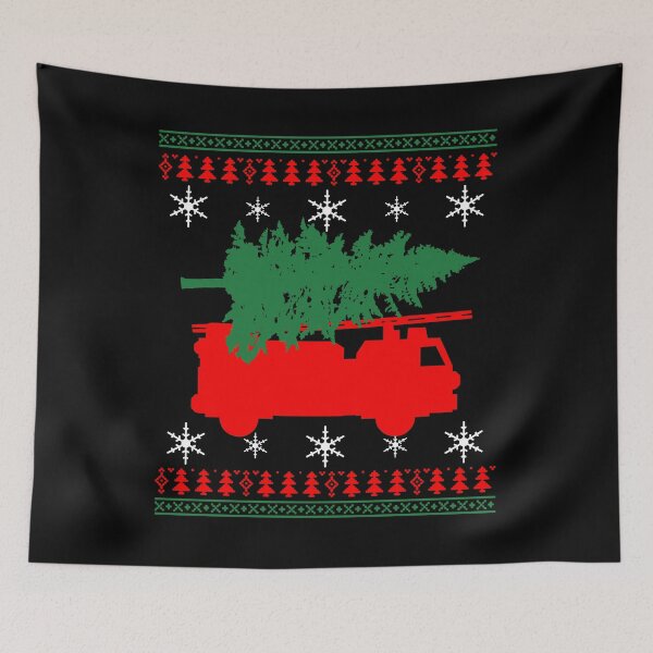 Item preview, Christmas firetruck designed and sold by 4tomic.