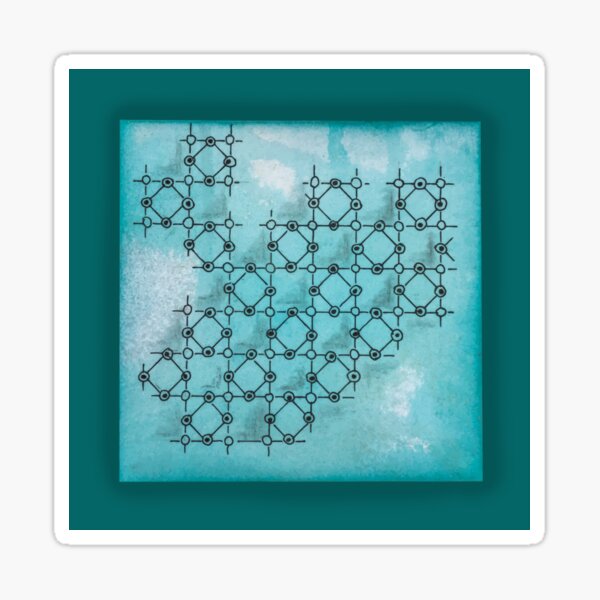 abstract biological illustration Sticker