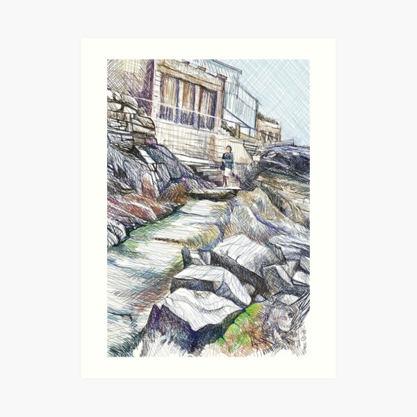 Rocky Path Art Print