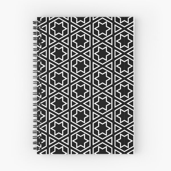 Item preview, Monochrome geometric star pattern designed and sold by crdraper.
