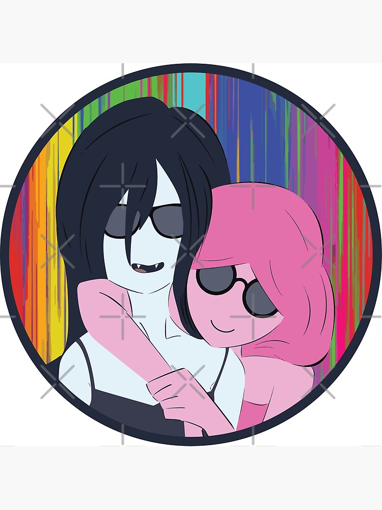 Disover Adventure Time - PB and Marcy - Bubbline Love Premium Matte Vertical Poster