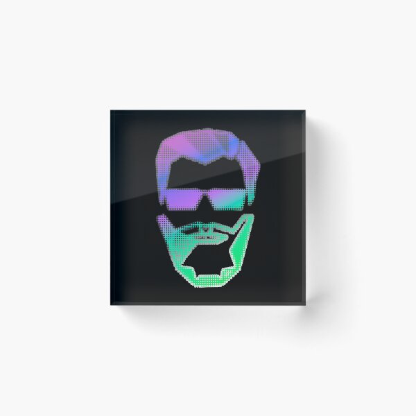Item preview, Disco Beard Face designed and sold by AK1Shirts.